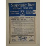 1960-61 LEAGUE CUP S/F - SHREWSBURY V ROTHERHAM