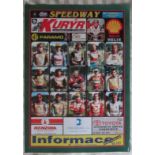 SPEEDWAY - CZECH REPUBLIC 1996 POSTER