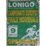 SPEEDWAY - 2005 EUROPEAN FINAL @ LONIGO ITALY LARGE POSTER