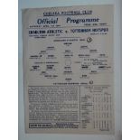 1943-44 TOTTENHAM V CHARLTON - WAR CUP SEMI-FINAL AT CHELSEA