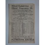 1945-46 MILLWALL V FULAHAM