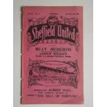 1926-27 SHEFFIELD UNITED V WEST BROMWICH ALBION