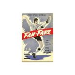 FAN-FARE VOL. 1 NO. 2 (1954-55) COVERS ASTON VILLA BIRMINGHAM CITY WEST BROMWICH W.B.A