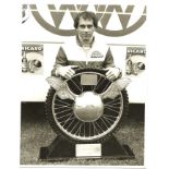 SPEEDWAY - IVAN MAUGER 1977 WORLD CHAMPION LARGE PRESS PHOTO