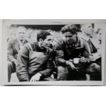 SPEEDWAY - ORIGINAL PHOTO - JEFF LLOYD & WALLY GREEN