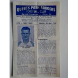 1945-46 QUEENS PARK RANGERS V POOLE TOWN - FA CUP