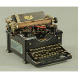 A vintage Royal typewriter.