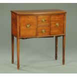 A 19th century mahogany bowfronted sideboard,