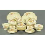 A Royal Doulton May time pattern 12 place tea service.