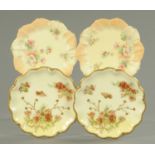 A pair of Limoges cabinet plates, circa 1900,