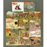 Fourteen Giles annuals, Issues 34-47.