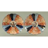 A pair of Japanese Imari chargers, circa 1890/1900,