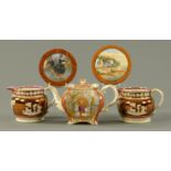 A Burgess & Leigh Aesthetes teapot, late 19th century,