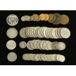 Great Britain a quantity of pre-1945 silver content coins, to include twenty half crowns,