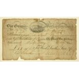 A Provincial banknote, Workington Bank One Guinea, dated 3rd April 1809, for Wood Smith Stein & Co,