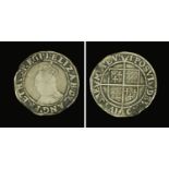 Elizabeth I (1558-1603) shilling, 7th issue (1601/2, bust 6B, mm1), F/VG.