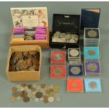 A large quantity of Victorian, Edwardian and George V pennies,