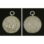 A silver commemorative medal for The National Gas Congress and Exhibition 1913,