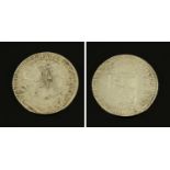 William & Mary (1688-94) half crown, first busts, 1689 Primo, first crowned shield,