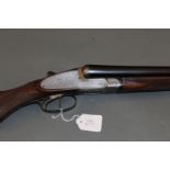 Roberts of Birmingham 12 bore side/side shotgun, 30" barrels, 1/2 and cylinder choke,