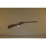 Gem Style air rifle, 23" hexagonal smooth bore barrel, .