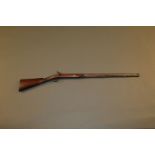 Joseph Child London single barrel percussion sporting gun, 32" barrel,