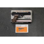 A Benjamin .20 CO2 air pistol, with box, instructions etc. Serial No. 500702193.