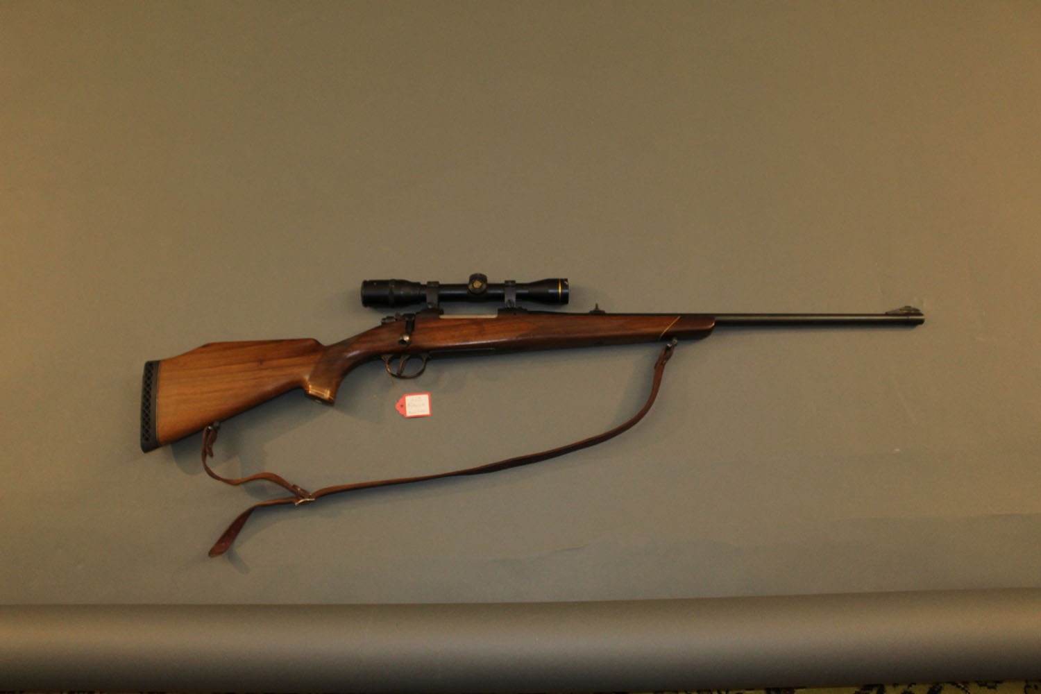 A Brno bolt action rifle with a 23" barrel, .