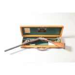 James Purdey 12 bore side/side shotgun, 28" chopper lump barrels, cylinder and cylinder choke,