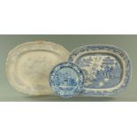 A Pearlware plate "Hop Pickers", circa 1820,