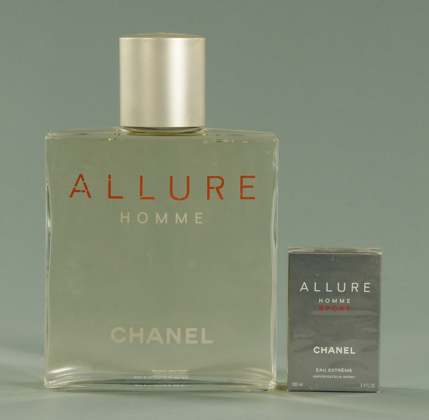 A Chanel Allure Factice display perfume bottle, late 20th century,