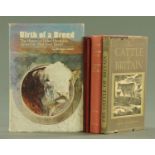 Five cattle books, "Hereford Herd Register" 1956, "Poll Hereford Cattle in Great Britain" 1955-1976,