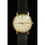 A gentleman's Omega "Geneve" 9 ct gold cased wristwatch,
