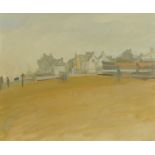 Tom Robb, "Aldeburgh Village Evening", signed, oil on artist board, titled verso, 50.5 cm x 60.