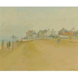 Tom Robb, "Aldeburgh Village Morning", signed, oil on canvas, titled verso, 45.5 cm x 55.5 cm.