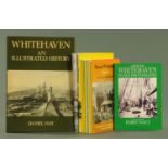 Eleven books about Whitehaven, "Bygone Whitehaven" by Michael & Sylvia Moon, volumes 1,