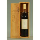 Baron de Lustrac vintage Armagnac 1938, 70 cl, 40%, with own branded wood case,