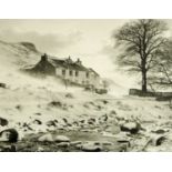 David Briggs ARPS, "Cockley Beck", black and white photograph,