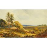 Samuel Bough RSA (1822-1878), a watercolour "The Eagles Nest Gleneagles", 33 cm x 52 cm, framed,