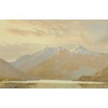 Len Roope (British 1917-2005), "Crummock Water, Morning", signed, watercolour,