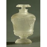 A Lalique "Bouquet de Faunes" scent bottle for Guerlain,
