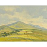 John Rogers, oil on canvas "Skiddaw from Uldale", 34 cm x 43 cm, framed, signed.