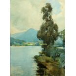 William Heaton Cooper (1903-1995), "A Summers Day in Grasmere", circa 1922, signed,