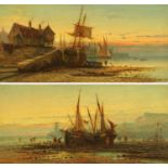 Louis Timmermans (Belgian 1846-1910), "Treport, Normandy", and "Near Trouville, Normandy", a pair,