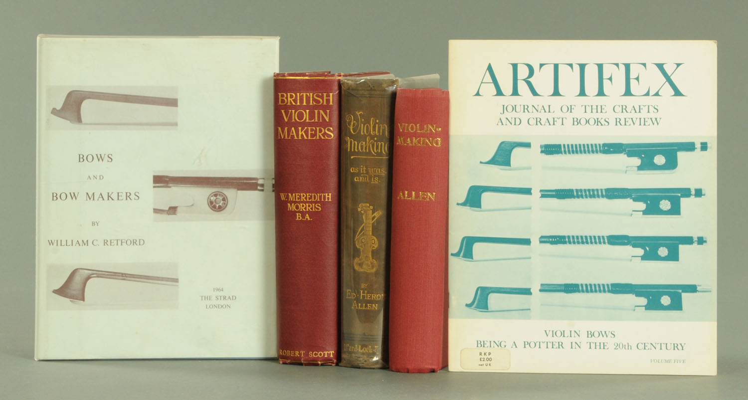 Five books on violins, HERON-ALLEN. E.