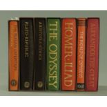 Folio Society books on Greece, all in slip cases, "The World of Odysseus", "The Persian Expedition",