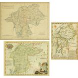 Three hand coloured engraved maps of Westmorland, to include Thomas Kitchin, circa 1786,