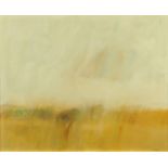 Tom Robb, "Autumn Afternoon", signed, oil on board, typed artist label verso, 61 cm x 76 cm.