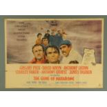 Cinematic Interest - The Guns of Navarone, release 1974 British quad cinema poster,