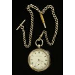 An Acme lever silver cased pocket watch, retailed by H Samuel Manchester,